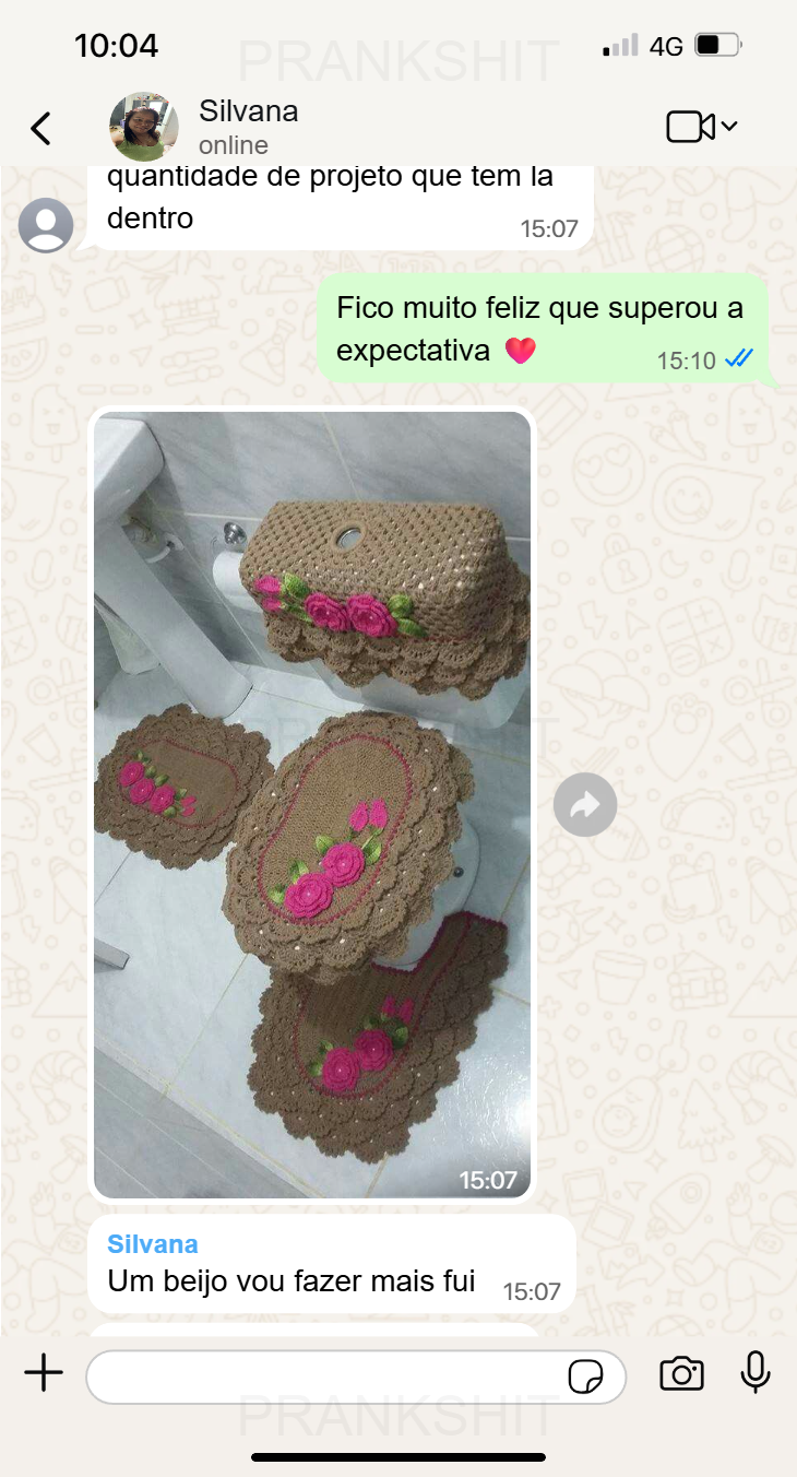Print depoimento WhatsApp